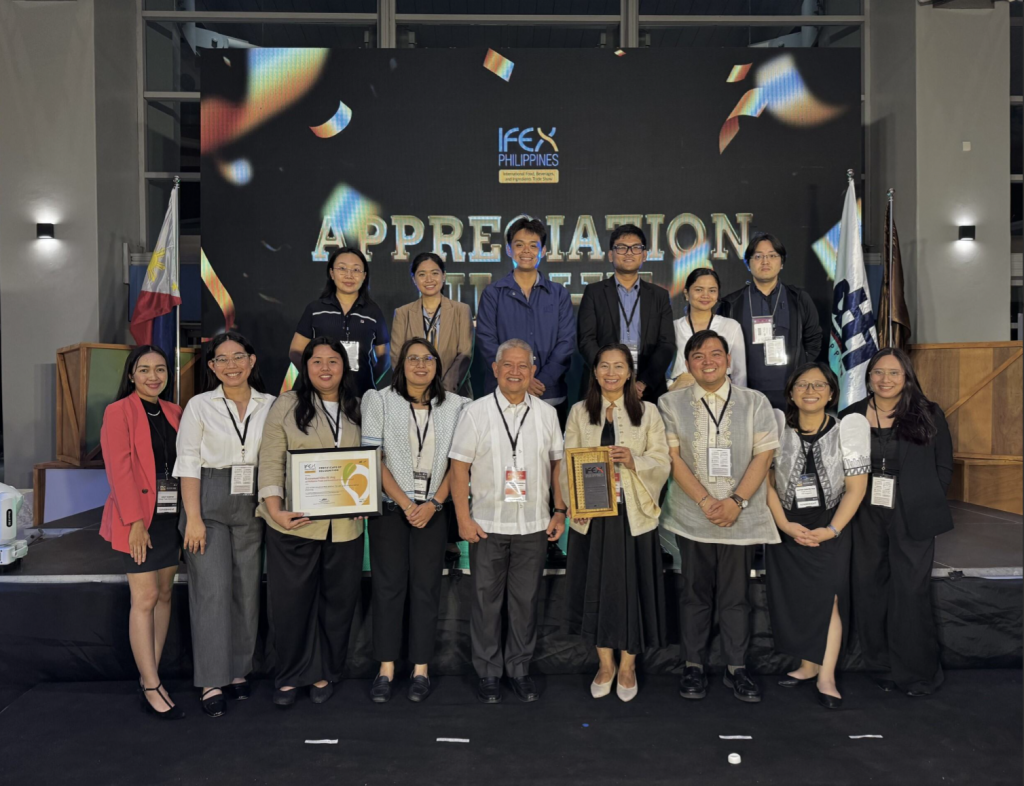 Representatives from the DTI-FTSC during the appreciation night at IFEX 2025.