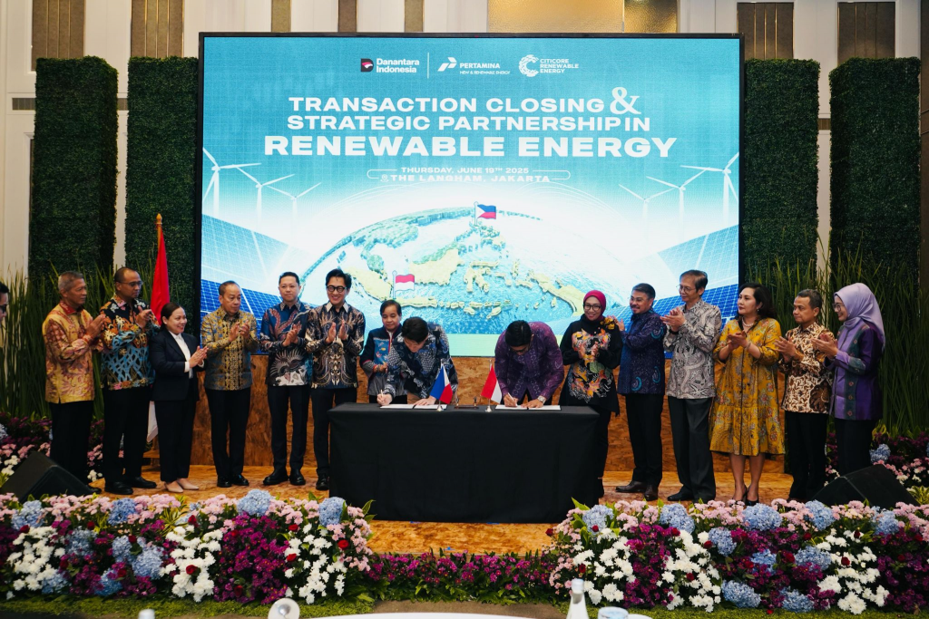 Citicore and Pertamina sign renewable energy deal, Photo taken by PNRE.