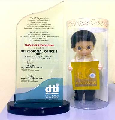 DTI Region 1 tops Bagwis Awards 02