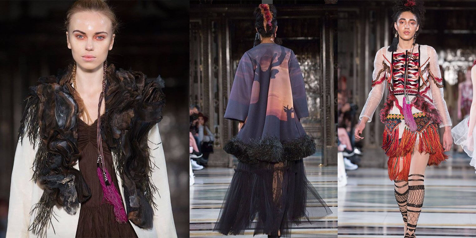Incantation’ contains organza, pineapple cotton and abaca fabric