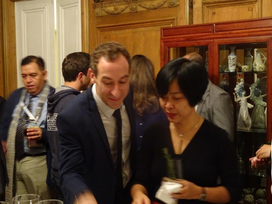 Philippine Consul General Aileen Mendiola-Rau with Galeries Lafayette rep