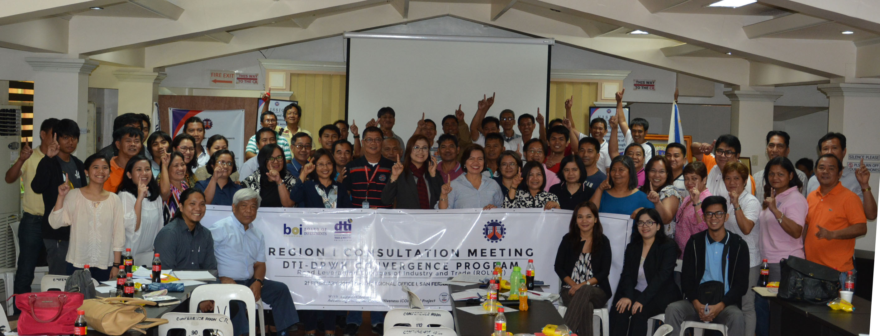 DTI, DPWH launch ROLL IT Project in Region 1