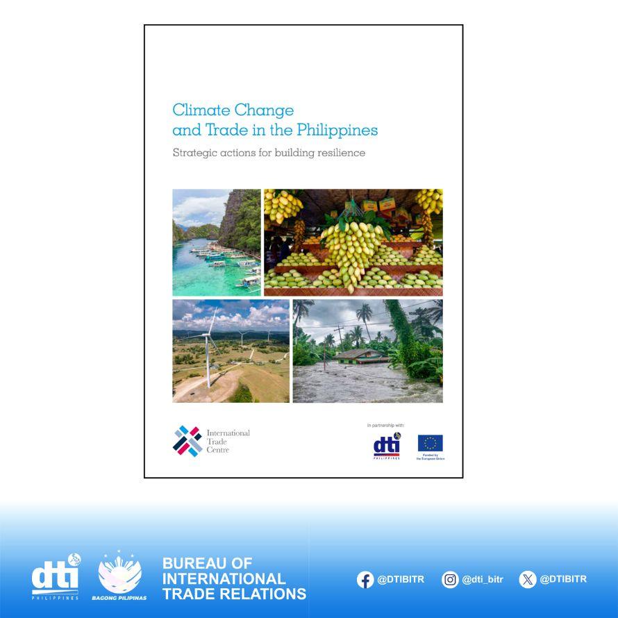 ITC-DTI Study on Climate Change and Trade in the Philippines published